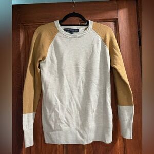 French connection two tone sweater, size m